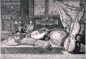 Vanitas — Theodor Matham (dirck Matham)