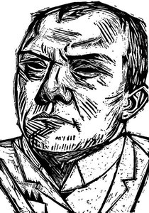 Self-portrait — Max Beckmann