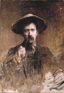 Portrait Du Peintre Par Lui Meme — Frank Edwin Scott