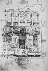 The Balcony — James Abbott Mcneill Whistler, Aesthetic Impressionism