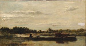 Le Bac — Charles-françois Daubigny