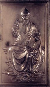 Door Of A Ciborium — Lorenco Giberi, Renaissance Humanism
