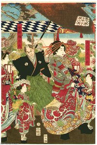 Shogun And Courtesan — Tsukioka Yoshitoshi