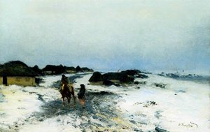 Winter Twilight In Ukraine. — Ivan Pokhitonov