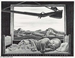 Heavy, Heavy Hangs Over Thy Head — Rockwell Kent