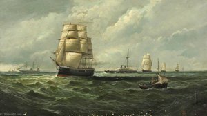 Ironclads At Sea — Philip John Ouless