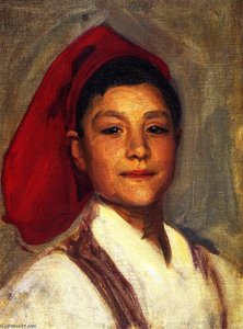 Head Of A Neapolitan Boy — John Singer Sargent