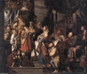 The Presentation In The Temple — Pieter Jozef Verhaghen