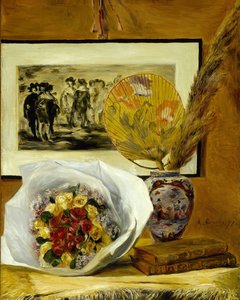 Still Life With Bouquet — Pierre-auguste Renoir, Impressionist Style