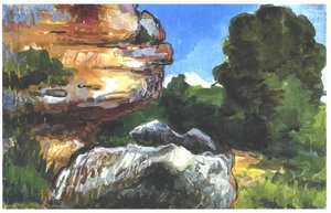 Rocks — Pol Sezan, Post-impressionism