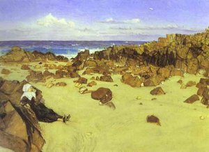 The Coast Of Brittany — James Abbott Mcneill Whistler, Tonalist Movement