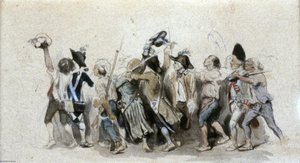 Departure Of The Volunteers — Jean-louis Ernest Meissonier