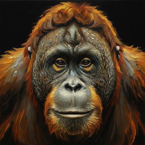 Eternal Gaze Of The Primal Soul In Sculptural Ochre And Deep Shadows — Christian Noiret