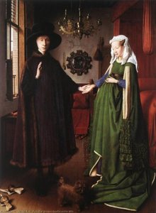 Portrait Of Giovanni Arnolfini And His Wife — Jan Van Eyck, Early Netherlandish Renaissance