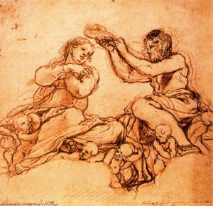 Coronation Of The Virgin 1 — Antonio Allegri Da Correggio, High Renaissance