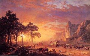 The Oregon Trail — Albert Bierstadt