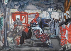 Street In Paris — Boris Dmitrievich Grigoriev