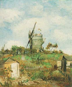 Le Moulin De La Galette 6 — Vincent Willem Van Gogh, Impressionism