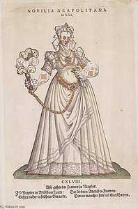Nobilis Neapolitana' From Trachtenbuch Von Nurnberg (costume Book Of Nuremberg)