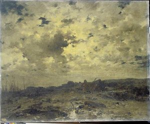 Le Passage De Lanriec À Concarneau, Effet De Lune — Leon Germain Pelouse