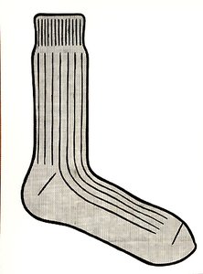 Sock — Рој Лихтенштајн, Pop Art