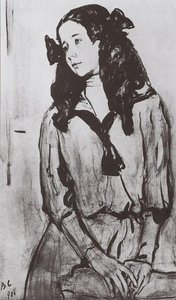 Portrait Of N.z. Rappoport — Valentin Alexandrovich Serov