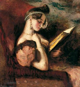 A Girl Reading — William Etty
