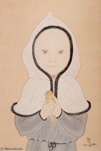 Child With Bird — Léonard Tsuguharu Foujita