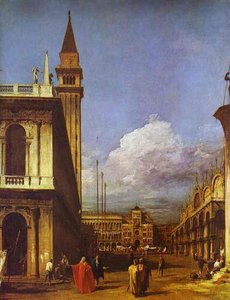 The Piazzetta - Looking North — Canaletto
