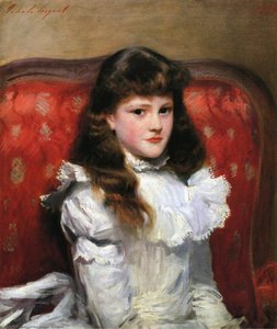 Miss Cara Burch — John Singer Sargent, Academic Realism