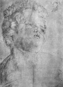 Studies On A Great ''picture Of Mary'' St. Katherina — Albrecht Dürer