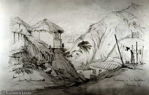 View Of Valparaiso — Conrad Martens