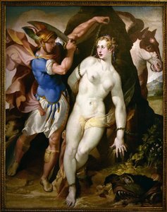 Perseus frees Andromeda