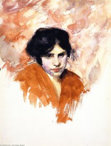 Cabeza De Un Modelo Veneciana — John Singer Sargent