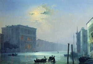 Moonlit Night In Venice — Alexei Petrovich Bogoliubov