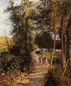 Road To Berneval-le-petit — Camille Pissarro, Impressionism