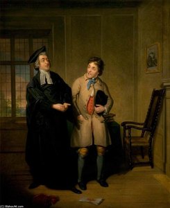 Mr Bannister Junior And Mr Parsons As Scout And Sheepface In 'the Village Lawyer' — Samuel De Wilde