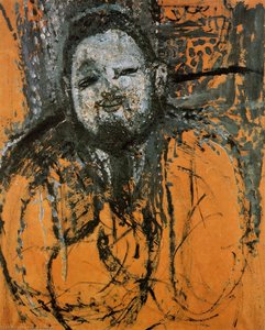 Portrait Of Diego Rivera — Amedeo Clemente Modigliani, Expressionism