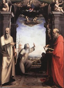 Stigmatization of St Catherine of Siena
