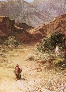 Moses And The Burning Bush — William Brassey Hole