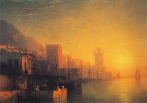 Die Insel Rhodos — Iwan Aiwazowski, Romantische Meereslandschaften