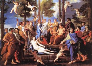 Apollo And The Muses — Nicolas Poussin, Baroque