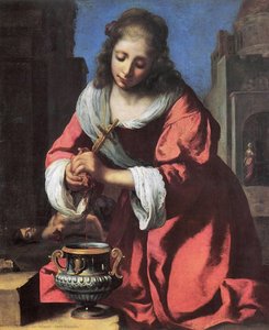 Saint Praxedis — Johannes Vermeer, Baroque