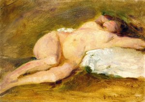 Nude Study — Frederick Mccubbin, Impressionism