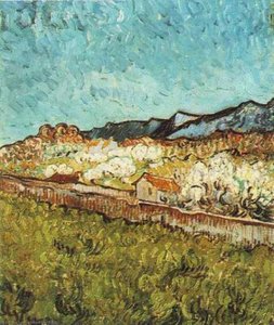 At The Foot Of The Mountains — Vincent Willem Van Gogh