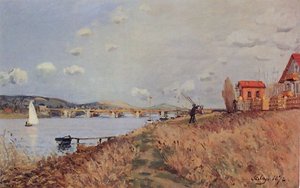 The Bridge At Argenteuil — Alfred Sisley