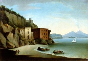 Pausilippo, Near Naples — Charles Fraser