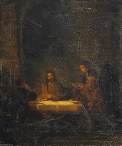 Supper At Emmaus (after Rembrandt Van Rijn) — Thomas Stuart Smith