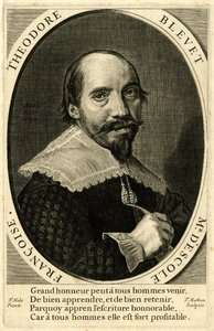 Portrait Of Théodore Blévet — Theodor Matham (dirck Matham)