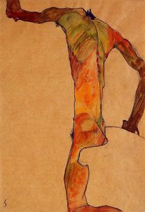 Male Nude — Egon Schiele, Expressionism